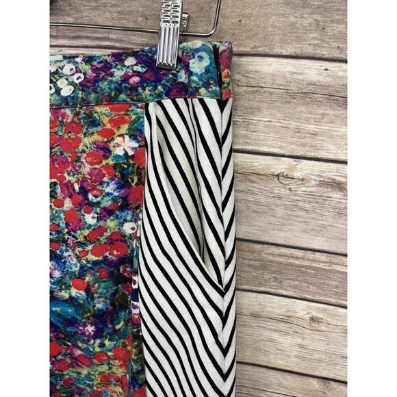 Anthropologie Tabitha Size 4 Spring Meadow Mixed Print Pencil Skirt Floral - Picture 6 of 12
